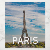 エッフェルタワー ワインラベル (シングルラベル)