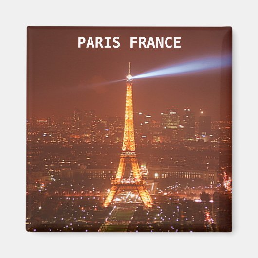 エッフェルタワー、夜 マグネット (正面)