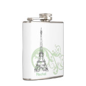 エッフェルタワー（巻物付き） フラスク (右)