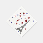 エッフェルタワー（星） スタンダードカクテルナプキン (角)