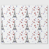 エッフェルタワー（星） ラッピングペーパー (フラット)