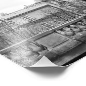 エッフェルタワー – 白黒 フォトプリント            (角)