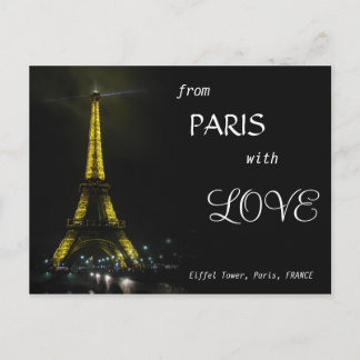 エッフェルタワー – from Paris with LOVE ポストカード