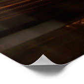 エッフェルタワーAcross the Night Sky ポスター (角)