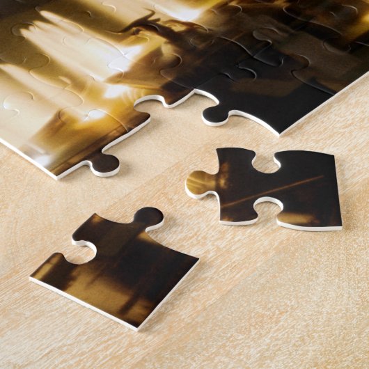 エッフェルタワーatナイト ジグソーパズル (側面)