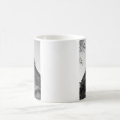 エッフェルタワーb/w コーヒーマグカップ (中央)