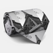 エッフェルタワーb/w ネクタイ (ロール)