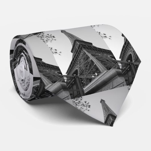 エッフェルタワーb/w ネクタイ (ロール)