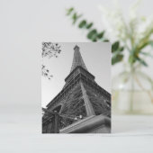 エッフェルタワーb/w ポストカード (スタンド正面)