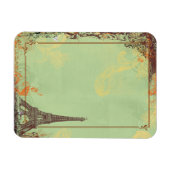 エッフェルタワーinグリーン マグネット (横)