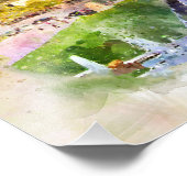 エッフェルタワーinパリ日没nr2 フォトプリント            (角)