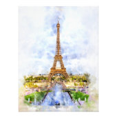 エッフェルタワーinパリ日没nr2 フォトプリント            (正面)
