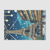 エッフェルタワーinパリ，フランス，クリスマスタイム 薄葉紙 (正面)