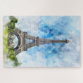 エッフェルタワーinパリnr2 ジグソーパズル (横)