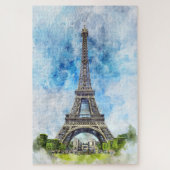 エッフェルタワーinパリnr2 ジグソーパズル (縦)