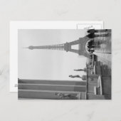 エッフェルタワーin the Snow ポストカード (正面/裏面)