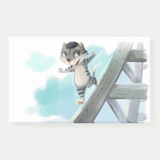 エッフェルタワーNotes 10" x 6" ポストイット (正面)