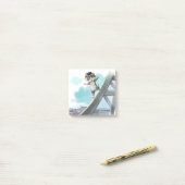 エッフェルタワーNotes 3" x 3" ポストイット (デスク上)