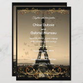 エッフェルタ結婚ワー 招待状 (正面/裏面)