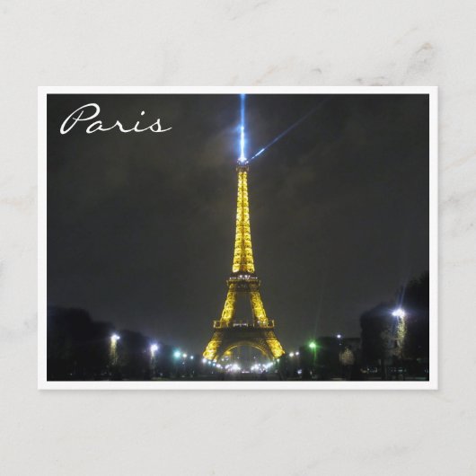エッフェルナイトライト ポストカード (正面)