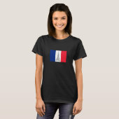 エッフェルフランスのタワー国旗Tシャツ Tシャツ (正面フル)