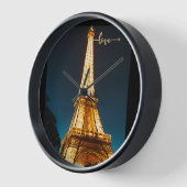 エッフェルラブタワー 壁時計 (傾斜)