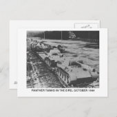 エッフェル内にパンサータンクを表示するポストカード ポストカード (正面/裏面)