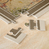 エッフェル塔とのパリのヴィンテージ ジグソーパズル (側面)