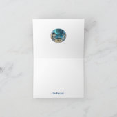 エッフェル塔と猫たち - ナイト ハッピー カード (内部)