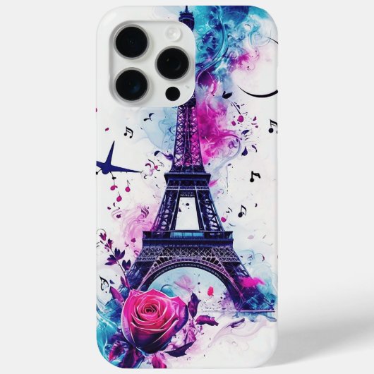エッフェル塔と音楽 Case-Mate iPhoneケース (裏面)
