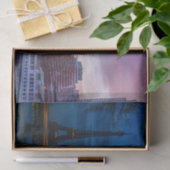 エッフェル塔に朝日が昇る - ヨーロッパ, フランス, パリ 薄葉紙 (ギフト)