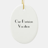 エッフェル塔のオーナメント セラミックオーナメント (裏面)