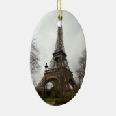 エッフェル塔のクリスマスのオーナメント セラミックオーナメント (右)