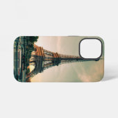 エッフェル塔のスロー枕 iPhoneケース (裏面横)