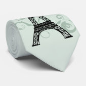 エッフェル塔のタイ ネクタイ (ロール)