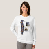 エッフェル塔のパリの記念品 Tシャツ (正面フル)