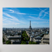 エッフェル塔のビューからアークデュトライオンフ – ポスター (正面)