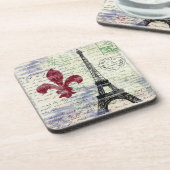 エッフェル塔のフランスのコースター コースター (左側)