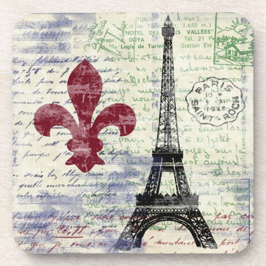 エッフェル塔のフランスのコースター コースター (正面)