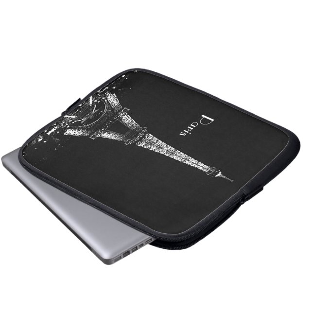 エッフェル塔のラップトップスリーブ ラップトップスリーブ (正面下部)