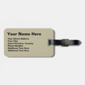 エッフェル塔のヴィンテージのフランスのな荷物のラベル ラゲッジタグ (裏面横)