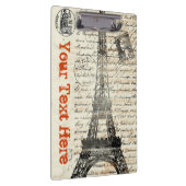 エッフェル塔のヴィンテージのフランス人のクリップボード クリップボード (右)