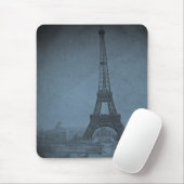 エッフェル塔のヴィンテージのStereoviewの青緑色の調子 マウスパッド (マウス)