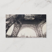 エッフェル塔の下、「Lから上昇する前に 名刺 (裏面)