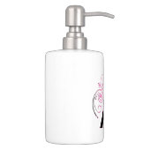 エッフェル塔の勾配の渦巻のデザイン バスセット (右)