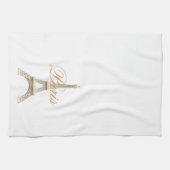 エッフェル塔の台所タオル キッチンタオル (横)