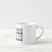 エッフェル塔の建築 エスプレッソカップ (右)