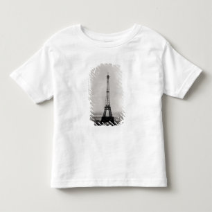 エッフェル塔の建築 トドラーTシャツ