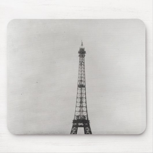 エッフェル塔の建築 マウスパッド (正面)