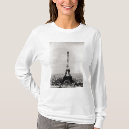 エッフェル塔の建築 Tシャツ (正面)